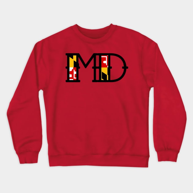 Maryland Crewneck Sweatshirt by kmtnewsmans